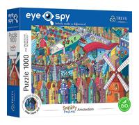 Trefl EYE-SPY Amsterdam Netherlands Sneaky Peekers - 1000 Piece Jigsaw Puzzles for Adults & Kids Aged 12+ - UFT Connectable Puzzle - Find The Hilarious Scenes