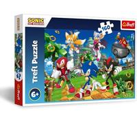 Trefl Sonic The Hedgehog 160 Piece Jigsaw Puzzles for Kids - Cartoon Character Puzzle for Children - For Ages 6+