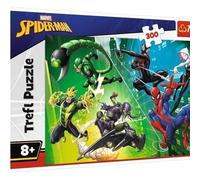 Trefl Spiderman, In The Spider's Web - 300 Piece Jigsaw Puzzle - Colourful Puzzle with Comic Characters Creative Entertainment Fun for Children Aged 8+