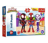 Trefl Spidey 30 Piece Jigsaw Puzzles For Kids - Marvel Spiderman Puzzle For Children Easy Hold - For Ages 3+