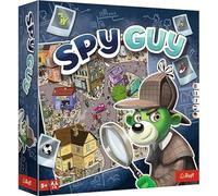 Trefl -Spy Guy-Cooperative Detective Game Search Evidence and Catch the Criminal, Large Tray with a City, Family Game for Adults and Children from 5 Years Old