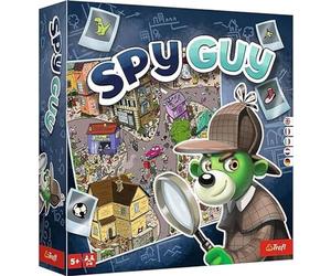 Trefl -Spy Guy-Cooperative Detective Game Search Evidence and Catch the Criminal, Large Tray with a City, Family Game for Adults and Children from 5 Years Old