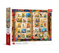 Trefl - Stamp Collection - Bird Atlas - 1000 Pieces - DIY Puzzle, Creative Entertainment, Classic Puzzle for Adults and Children Aged 14 and up