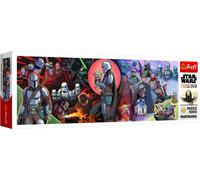 Trefl Panoramic 1000 Pieces-Collage, DIY Brain Teaser, Creative, Fun, Classic for Adults and Children Over 12 Years Puzzle, Color Star Wars The Mandalorian, 29052