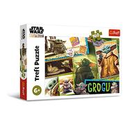 Trefl - Star Wars The Mandalorian, Grogu - Puzzle 160 Pieces - Colorful Puzzle with Heroes of Mandalorian, Star Wars, Creative Entertainment, Fun for Children from 6 years