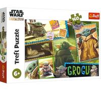 Trefl - Star Wars The Mandalorian, Grogu - Puzzle 160 Pieces - Colorful Puzzle with Heroes of Mandalorian, Star Wars, Creative Entertainment, Fun for Children from 6 years