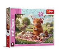 Trefl - Sweet Picnic - 300 Pieces - Colorful Animal Puzzles, Creative Entertainment, Fun for Children from 8 years