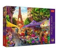 Trefl Tea Time: Flower Market, Paris 1000 Piece Puzzle