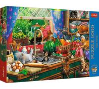 Trefl Tea Time: Troublemaker Kittens 1000 Piece Puzzle