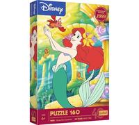 Trefl - The Little Mermaid Puzzle 160 Pieces | Colourful puzzles with Disney characters, fun for children aged 6 and up