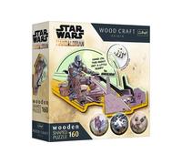 Trefl The Mandalorian Reunite Wooden Puzzle - 160 Pieces | Size: 1 Pack Trefl Multicolor 1 Pack