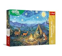 Trefl - The Treflik Family, Inspired by Art, At the Campfire - 100 Pieces - Colourful Puzzles with Fairy Tale Figures, Creative Entertainment, Game for Children from 5 Years