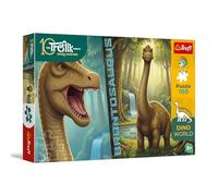 Trefl - The Treflik Family, Inspired By Dino World, Brontosaurus - 100 Pieces - Colourful Dinosaur Puzzle, Creative Entertainment, Fun for Children Aged 5 and Over