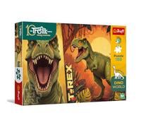 Trefl - The Treflik Family, Inspired By Dino World, T-Rex - 100 Pieces - Colourful Dinosaur Puzzle, Creative Entertainment, Fun for Children Aged 5 and Over