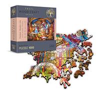 Trefl TR20146 Adult 1000 Pieces, Wood Craft, Irregular Shapes, 100 Animal Figures, Modern DIY for Adults and Children from 12 Years, Wooden Puzzle, Magic Chamber Puzzle, 1000