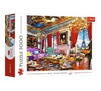 Trefl TR33078 Interior, Eiffel Tower, Paris, DIY, Creative Entertainment, Fun, Classic Puzzles for Adults and Children from 15 Years, Colourful