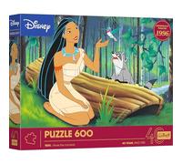 Trefl - Trefl: 40th Anniversary Disney, Pocahontas - Puzzle 600 Pieces - DIY Puzzle with Characters from Classic Disney Cartoons for Adults and Children Aged 14+