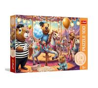 Trefl - Vacation Capybary - 100 Elements - Colorful Animal Puzzles, Creative Entertainment, Fun for Children from 5 years