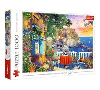 Trefl - View of Cinque Terre - Puzzle 1000 Pieces - DIY Jigsaw Puzzle Painting Creative Entertainment for Adults and Children from 12 years old