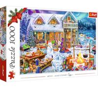 Trefl Winter Time - 1000 Piece Jigsaw Puzzle - Winter Scene in the Mountains for Adults and Children from 14 Years