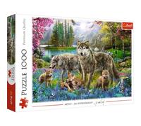Trefl Wolf Family 1000 Piece Jigsaw Puzzles for Adults & Children Aged 12+ Wolves in the Wilderness Puzzle