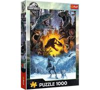 Trefl World, In the World of Jurassic Park 1000 Pieces Dinosaur Jigsaw Puzzle for Adults and Children from 14 Years, Multicoloured, 10939