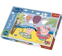 Trefl WPU-14293-01-010-01 Wutz Macht Ferien, Peppa Pig 24 Maxiteile, für Kinder ab 3 Jahren Puzzles, Coloured