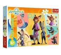 Trefl Zootopia 2, Together in Zootopia - 160 Piece Puzzle - Colourful Puzzle with Fairy Tale Figures, Fun for Children from 6 Years
