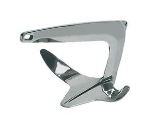 Trefoil anchor AISI 316 2.5 kg - 1 PC Osculati - 01.109.25 - 0110925