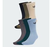 Trefoil Cushion Crew Socks 6 Pairs