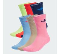 Trefoil Cushion Crew Socks 6 Pairs