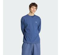 Adidas Originals Trefoil Essentials Melange Top Long Sleeve T-shirt Blue S Men