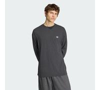 Adidas Originals Trefoil Essentials Melange Top Long Sleeve T-shirt Grey 2XL Men