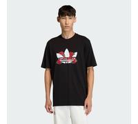 Adidas Originals Trefoil Series Roses Graphic Short Sleeve T-shirt Black XS Men