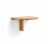 Trefoil Wall-Mounted Folding Table Oak