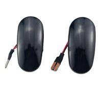 TREGOO Compatible With Alfa For Romeo 147 2000 2001 2002 2003 2004 For GT 2003 2004 2005 2006 2007 2008 2009 2010 Dynamic Side Marker Indicator Light Car Dynamic Turn Signal(Black)