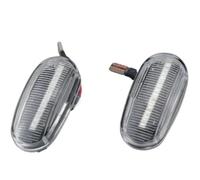 TREGOO Compatible With Alfa For Romeo 147 2000 2001 2002 2003 2004 For GT 2003 2004 2005 2006 2007 2008 2009 2010 Dynamic Side Marker Indicator Light Car Dynamic Turn Signal(White)
