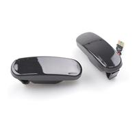 TREGOO Compatible With Fiat For Abarth For Punto 199 2012-2020 For Doblo 2001-2010 For Fiorino MK3 2007-2019 Dynamic Side Marker Light Sequential Lamp Car Dynamic Turn Signal(Black)
