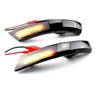 TREGOO Compatible With For Focus MK2 2008 2009 2010 Dynamic Turn Signal Light Side Mirror Indicator Sequential Blinker Lamp Car Dynamic Turn Signal(Yellow)