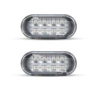 TREGOO Compatible With For Passat For 3B 1996 1997 1998 1999 2000 For 3BG 2000 2001 2002 2003 Normal Flashing Turn Signal Light Side Marker Indicator Lamp Car Dynamic Turn Signal(White)