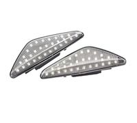 TREGOO Compatible With For X3 For F25 2007 2008 2009 2010 2011 2012 2013 2014 2015 2016 2017 2018 2019 Dynamic Turn Signal Light Side Marker Lamp Car Dynamic Turn Signal(White,Size2)