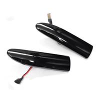 TREGOO Compatible With Jaguar For X-Type 2002 2003 2004 2005 2006 2007 2008 2009 Turn Repeater Dynamic Turn Signals Lights Side Marker Blinker Car Dynamic Turn Signal(Black)