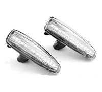 TREGOO Compatible With Mitsubishi For Lancer X 2008 2009 2010 2011 2012 2013 2014 2015 2016 2017 2018 Side Dynamic Turn Signal Light Marker Lamp Car Dynamic Turn Signal(White)