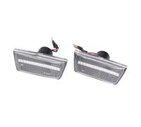 TREGOO Compatible With Opel For Corsa D MK4 2006-2014 For Insignia A MK1 2008-2017 Dynamic Sequential Blinker Turn Signal Light Car Dynamic Turn Signal(White)
