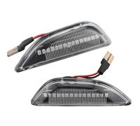 TREGOO Compatible With Opel For Mokka 2012 2013 2014 2015 2016 For Mokka X 2016 2017 2018 2019 2020 Dynamic Side Indicator Turn Signal Auto Parts Car Dynamic Turn Signal(White)