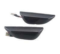 TREGOO Compatible With Opel For Mokka 2012 2013 2014 2015 2016 For Mokka X 2016 2017 2018 2019 2020 Dynamic Side Indicator Turn Signal Auto Parts Car Dynamic Turn Signal(Black)
