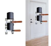 TREGOO Wing Chun Dummy Martial Arts Wooden Training Equipment Wall Mount with Spring, Portable Kickboxing Boxing Karate Dummy, Replace Punching Arms Dummies Pads, 78634