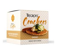 Tregroes Waffles - Savoury Crackers - Great with Cheese - 6 x 12 Crackers,