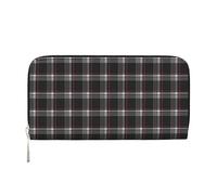 TREJUKY Great Pyrenees cute Dog Wallet for Men Women Long Clutch Zip Travel Leather Coin Purse Credit Card Holder Handbag, Golf Gti Plaid, One Size, Casual