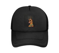 TREJUKY Smokey The Bear Baseball Cap Snapback Mesh Back for Men Women Adjustable Fishing Hat Outdoor Travel Beach Trucker Hat, Scooby Doo, One Size